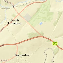 South Luffenham Street Map