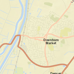 Downham Market Street Map