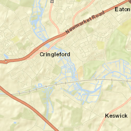 Cringleford Street Map