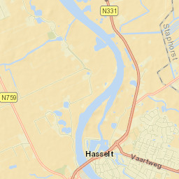 Hasselt Street Map