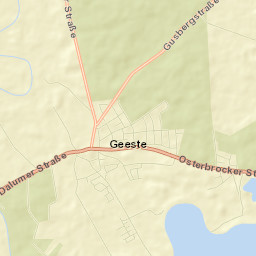 Geeste Street Map