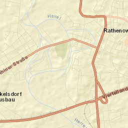 Rathenow Street Map