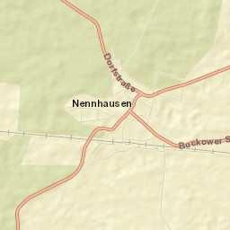 Nennhausen Street Map