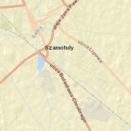 Szamotuły Street Map