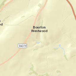 B4378, Much Wenlock, Shropshire TF13, UK Street Map