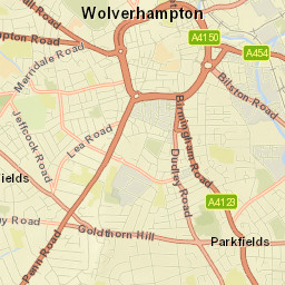 Wolverhampton Street Map