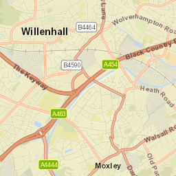 Willenhall Street Map
