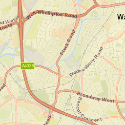 Walsall Street Map