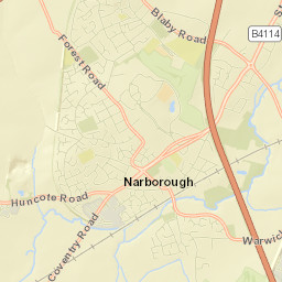 Narborough Street Map