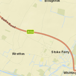 Stoke Ferry Street Map