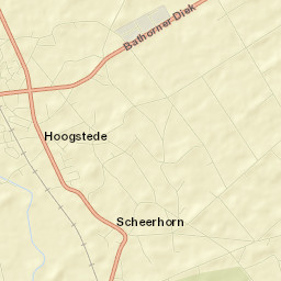 Hoogstede Street Map