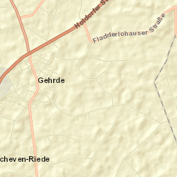 Gehrde Street Map