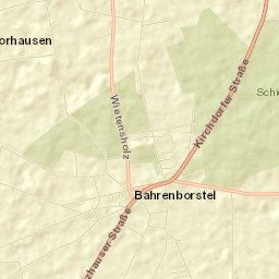 Bahrenborstel Street Map