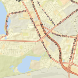 Tegel Street Map