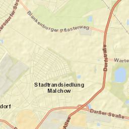 Stadtrandsiedlung Malchow Street Map