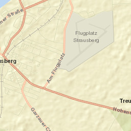 Strausberg Street Map