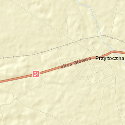 Przytoczna Street Map