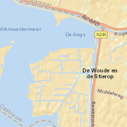 De Woude Street Map