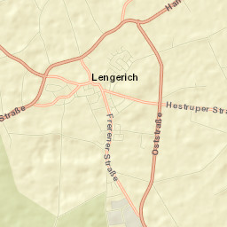 Lengerich Street Map