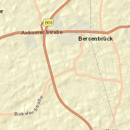 Bersenbrück Street Map