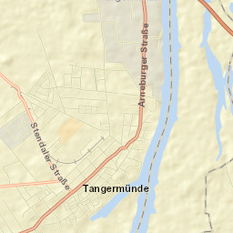 Tangermünde Street Map
