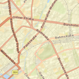 Gesundbrunnen Street Map