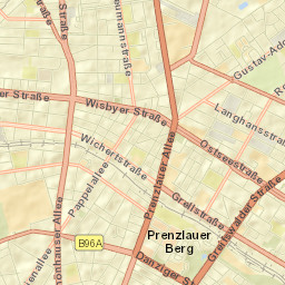 Prenzlauer Berg Street Map