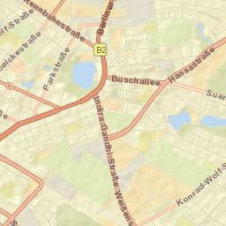 Weißensee Street Map