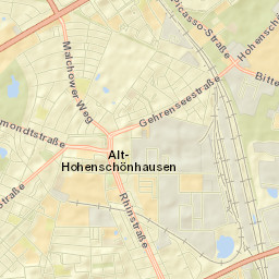 Alt-Hohenschönhausen Street Map