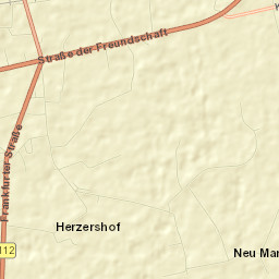 Manschnow Street Map
