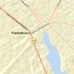 Pamiątkowo Street Map