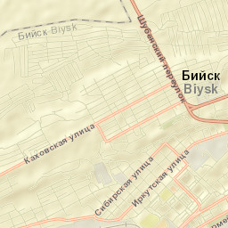 Biysk Street Map