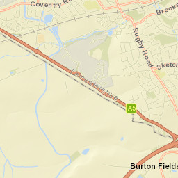 Watling Street, Hinckley, Leicestershire LE10, UK Street Map