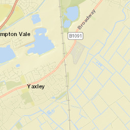 Yaxley Street Map