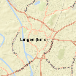 Lingen Street Map
