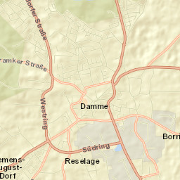 Damme Street Map