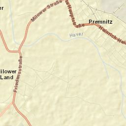Premnitz Street Map