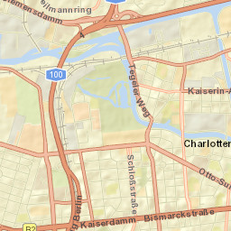 Charlottenburg Street Map