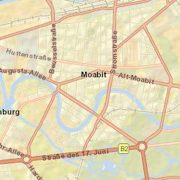 Moabit Street Map