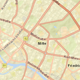 Berlin, Germany Street Map