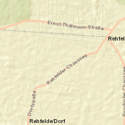 Rehfelde Street Map