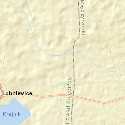 Lubniewice Street Map