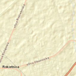 Rokietnica Street Map