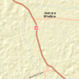 Jeziora Wielkie Street Map
