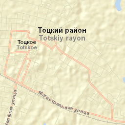 Totskoye Street Map