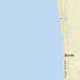 Borth Street Map