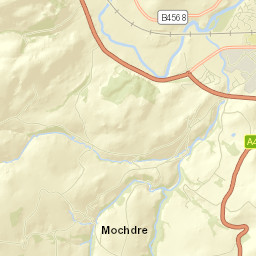 81, Newtown, Powys SY16, UK Street Map