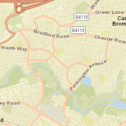 121-124 Packington Avenue, Birmingham Street Map