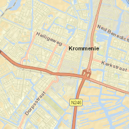 Krommenie Street Map