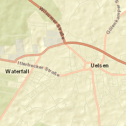 Uelsen Street Map